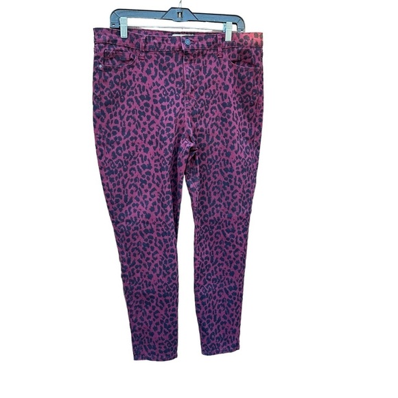 Social Standard by Sanctuary Mid-Rise Ankle Skinny Jeans Womens Size 16 Cheetah - Picture 1 of 5